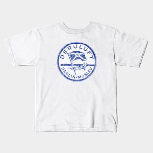 1935 Deruluft Soviet German Airline Kids T-Shirt